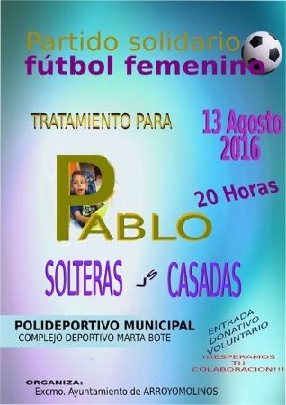 Imagen PARTIDO FÚTBOL SALA FEMENINO SOLIDARIO 'TODOS CON PABLO'