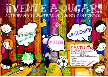 Imagen JUEGOS POPULARES FIESTAS PATRONALES AGOSTO 2016